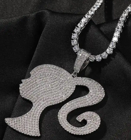 ICY BARBIE NECKLACE