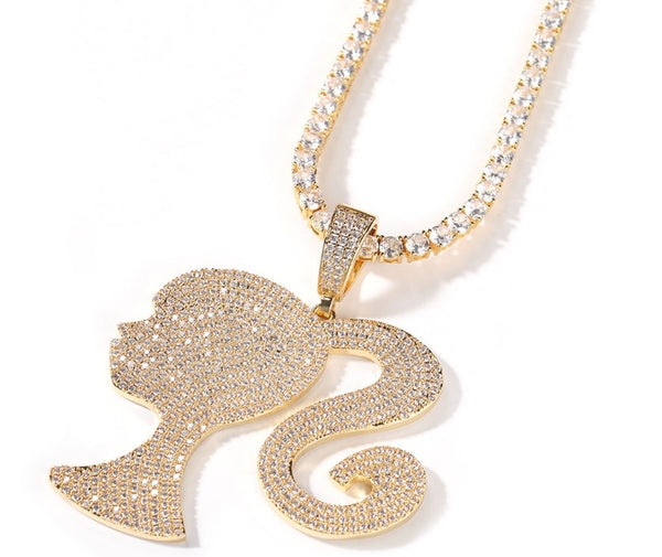 ICY BARBIE NECKLACE