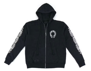 Chrome Hearts Horseshoe Zip Up Hoodie.