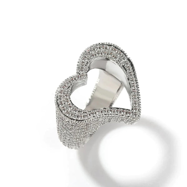 HEART SWIRL RING