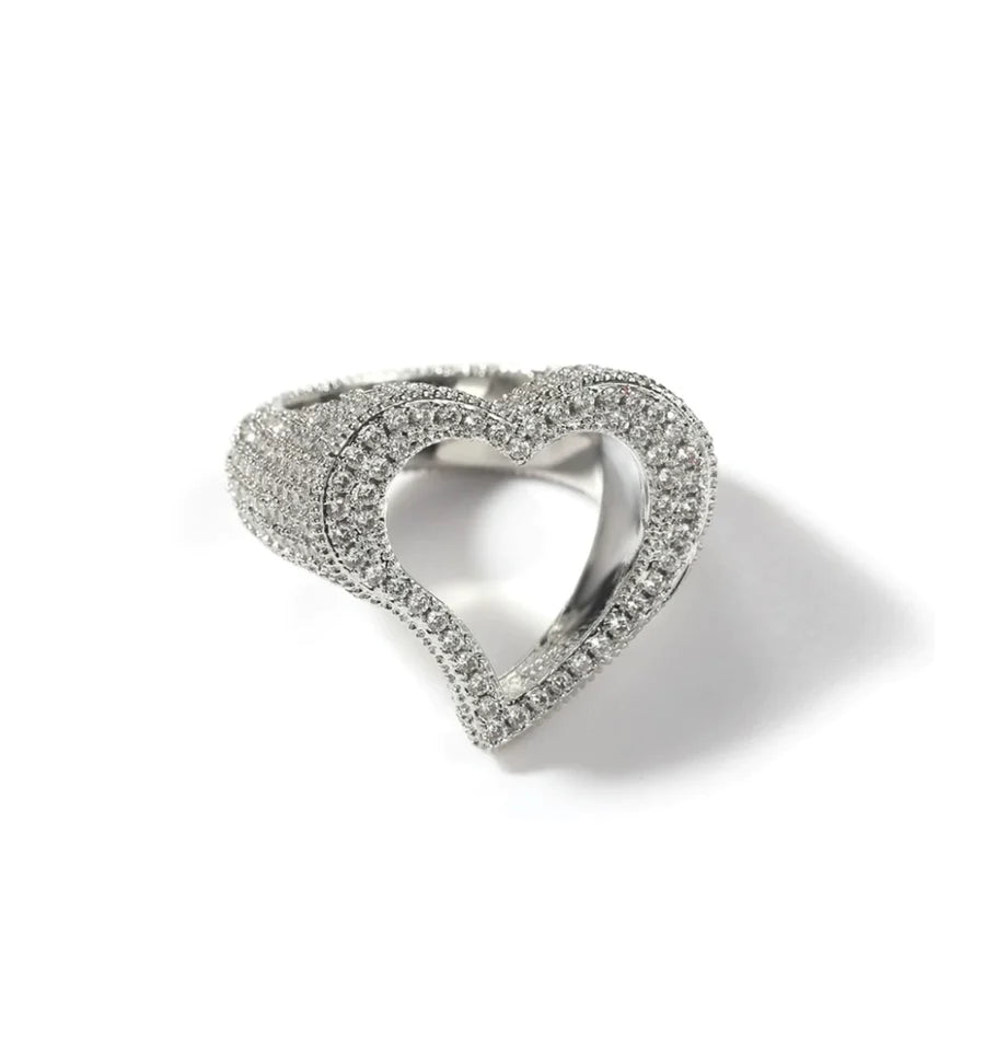 HEART SWIRL RING