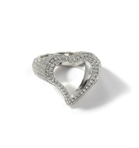 HEART SWIRL RING