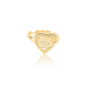 Kitty Nugget Heart Ring