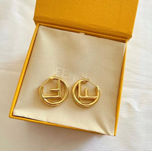Mini Fendi Hoops