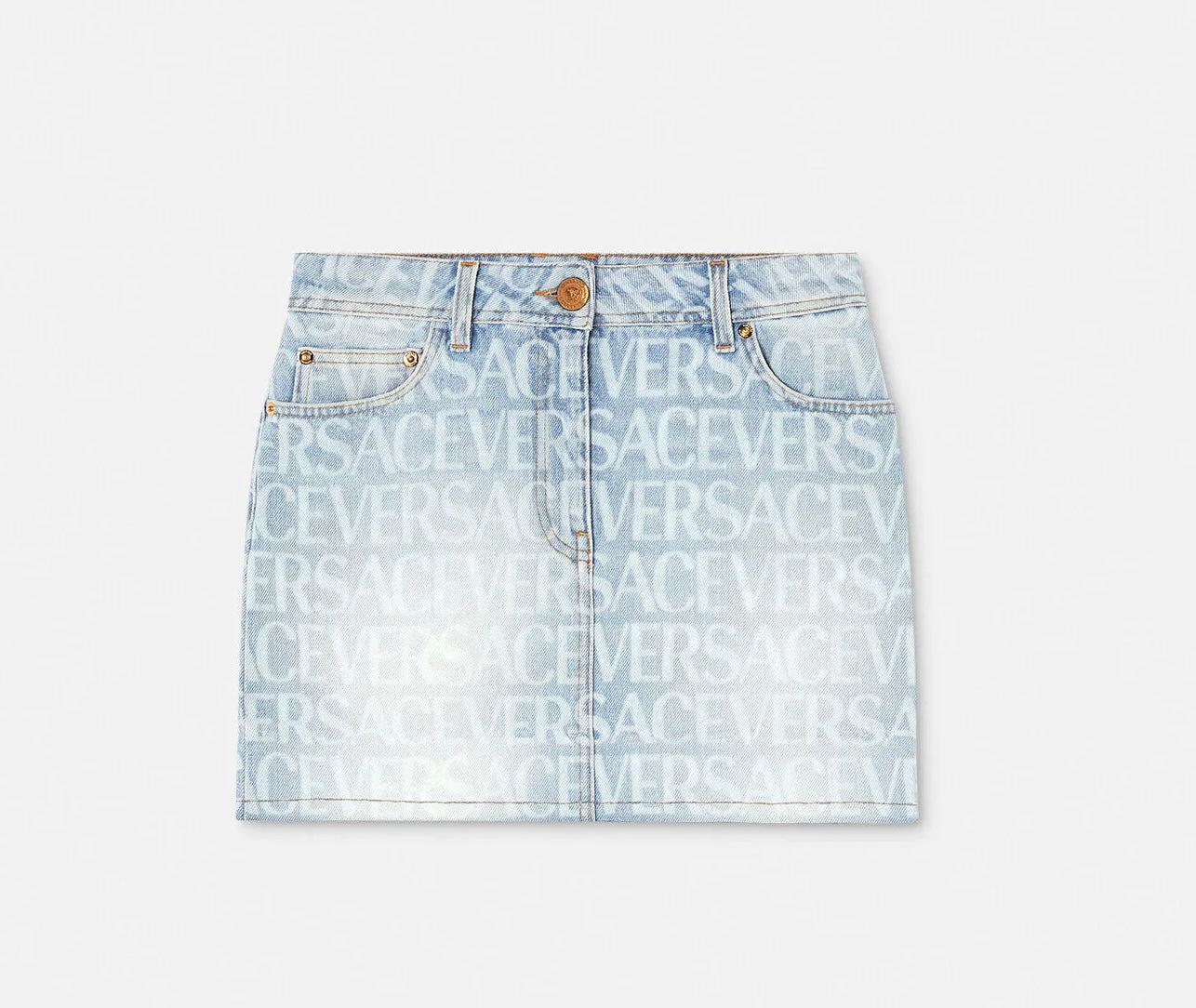 Ver. Denim Mini Skirt