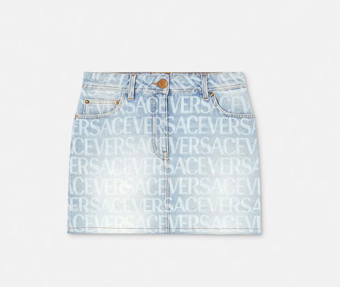 Ver. Denim Mini Skirt