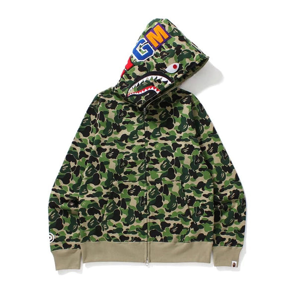 BAPE 1st Camo shark Zip hoodie
