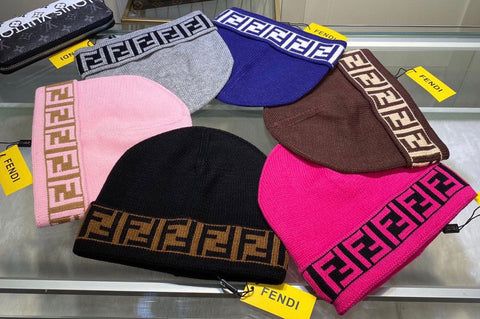 Monogram F. Beanie
