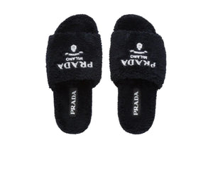 Terry cloth slides