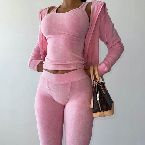 Three piece loungewear