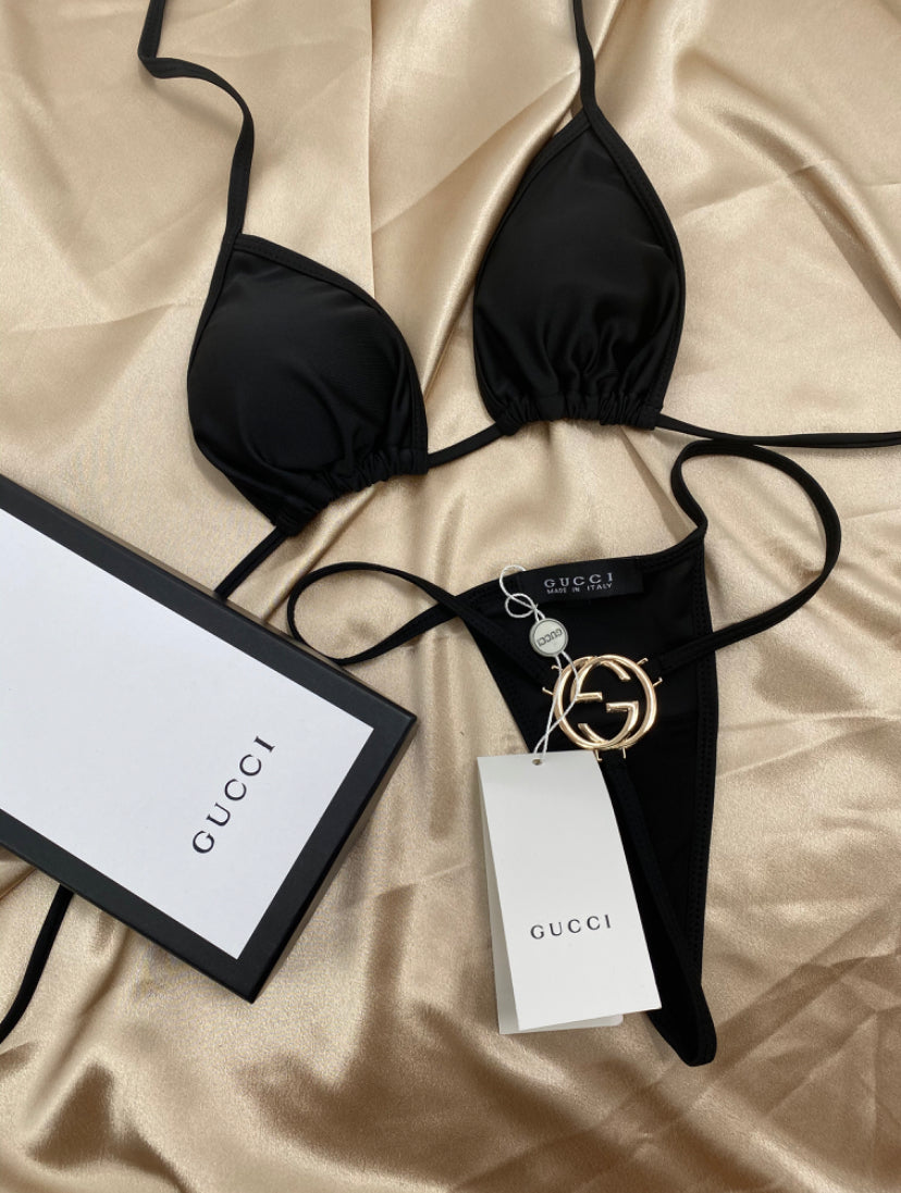 GG Interlocking Jersey Bikini