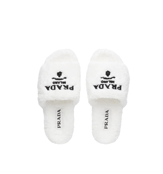 Terry cloth slides
