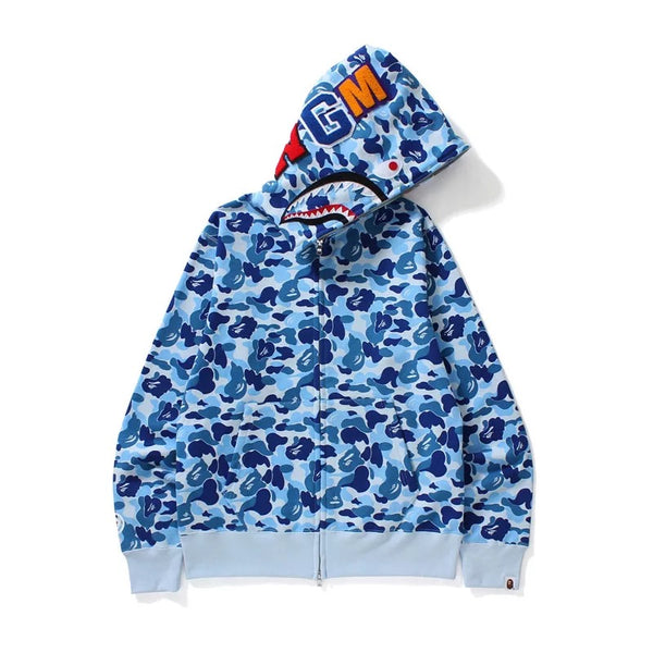 BAPE 1st Camo shark Zip hoodie