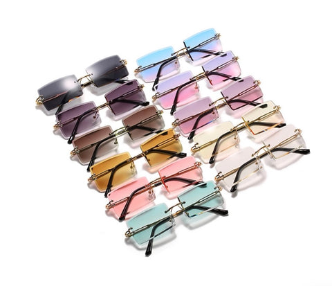 Rimless vintage glasses