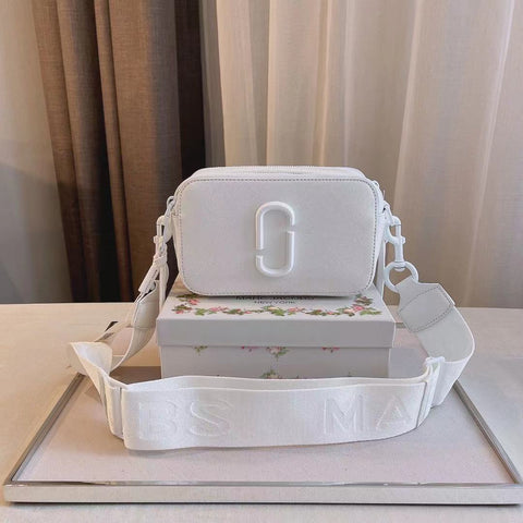 White MJ SnapShot Bag