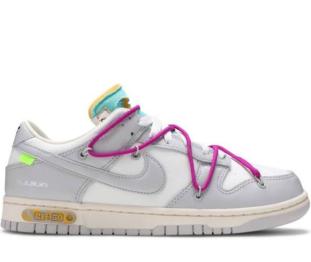 OW purple dunk lows