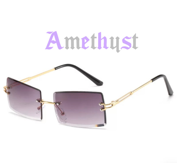 Rimless vintage glasses