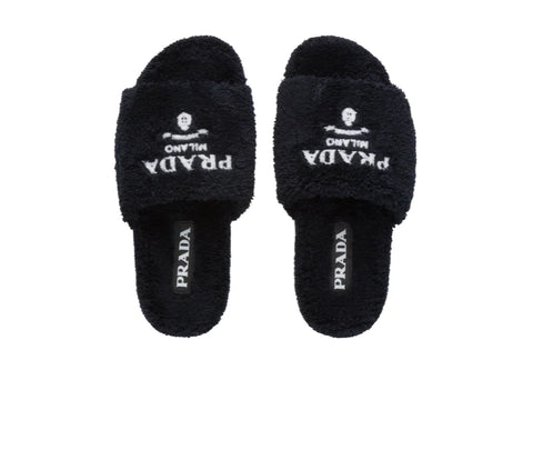 Terry cloth slides